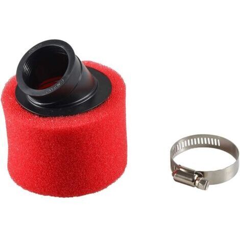 38mm Double Mousse Filtre à Air Rouge Nettoyant Universel pour 50cc à 125cc Motos Karts ATV Quads (1/5)