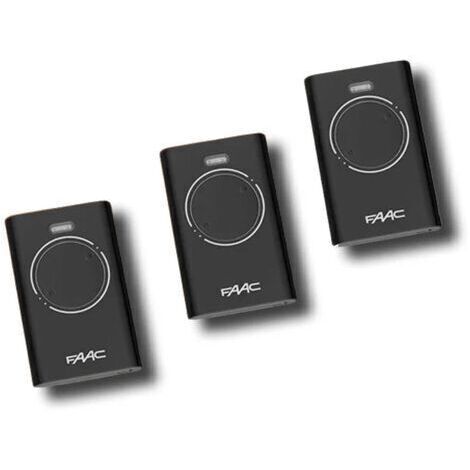 Télécommande FAAC 3 x 2 canaux XT2 433 SLH LR 7870071 (1/3)