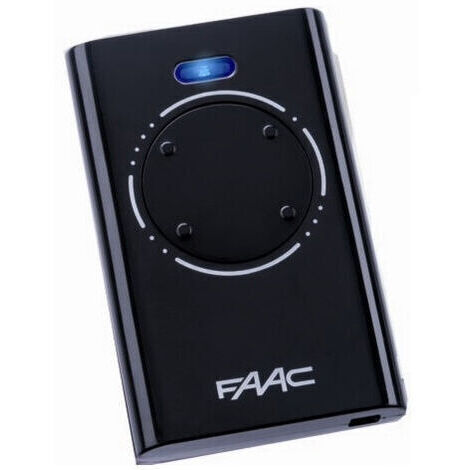 télécommande faac xt4 433slhlr fréquence 433 mhz 4 canaux noir