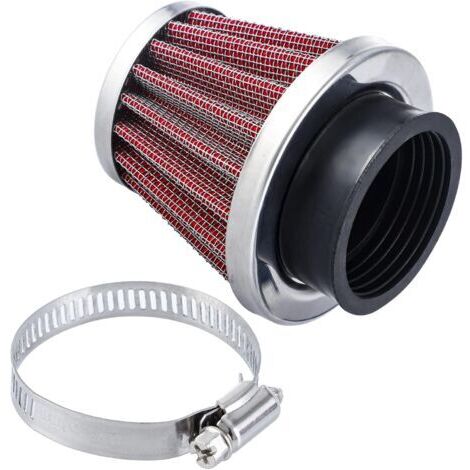 Filtre à Air: Double Couche en Acier Filtre à Air d’Admission Direct Filtres a Carburant pour Moto Scooter ATV Dirt Pitbike (38mm 39mm 40mm) (1/5)
