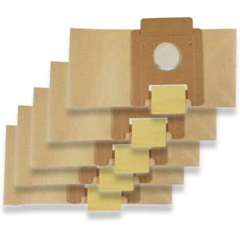 Sac aspirateur Papier Compatible avec Moulinex Powerpack, BQ1, BQ2, BQ3, Effimax, DJ1, DJ5, ADJ - Prairea - effipack - Pochette de 5 Sacs - Alternative réf d'origine 09795733 (1/5)