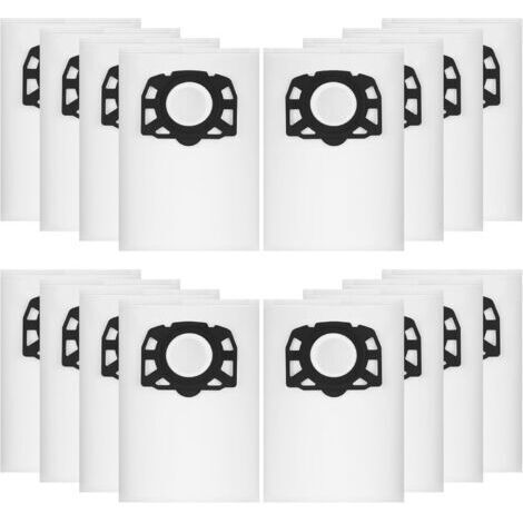 16Pièces Sacs AspirateurPour Kärcher WD4 WD5 WD6 WD5 P WD6 P MV4 MV5 MV6, sacs filtrants en non-tissé 487,sacs filtrants pour aspirateur humide et sec,Pour Kärcher 2.863-006.0 (1/5)