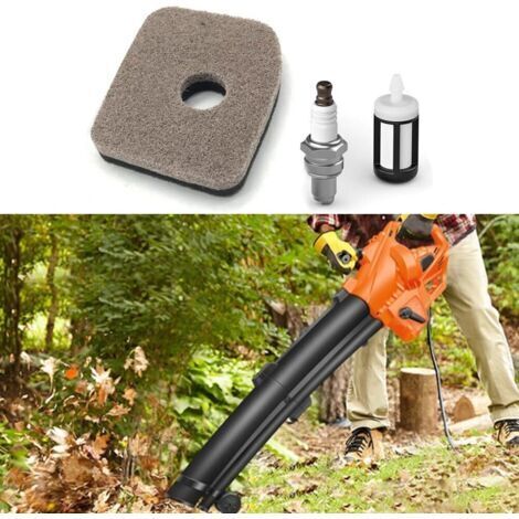 Kit d'entretien Stihl pour souffleurs de feuilles Bg56, Bg66, Bg86, Sh56 et Sh86 (avant 2012) – Filtre à carburant, filtre à air et étincelle (1/5)