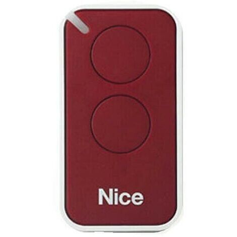 Télécommande Inti 2R rouge, fréquence 433,920 MHz