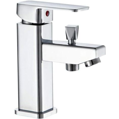 robinet lavabo robinets de cuisine de lavabos Robinet Évier robinet salle bain monotrou robinet eau chaude et froide lavabo salle de bain avec douche mitigeur multifonctionnel (1/5)