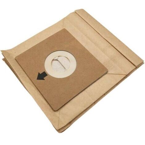 Lot de 5 ou 10 sacs d'aspirateur en papier standard pour Electrolux ZW1000/ZW1100/ZW1200 Series, Pensonic PVC-31A/PVC-25A, Philips FC8334/FC8349 et modèles V-Series