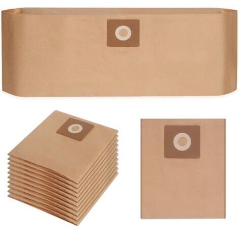10 Remplacement Sac pour Aspirateur Bosch AdvancedVac 20 2609256F33 en papier (1/5)
