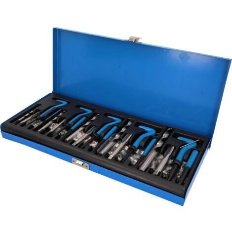 Kit de réparation de filetage SAE 131 pièces, kit d'huile en spirale HSS standard, 1/4" 5/1 (1/4)