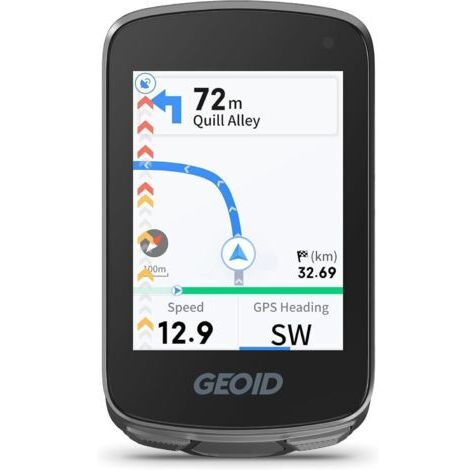 CC700 GPS Compteur Velo sans Fil avec Grand Écran Couleur 2,8 Pouces – Compteur Vélo GPS avec Navigation par Itinéraire, Ant+ & Bluetooth, IPX7 Étanche, Autonomie 15-25H