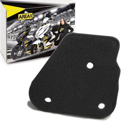 Filtre à air pour 50 cc 2T compatible avec Yamaha Aerox 50 R/Naked Neos Jog R BWS Why Slider, convient pour MBK Nitro Booster Ovetto MachG Stunt, Malaguti F12 15 Benelli K2 491 Ark