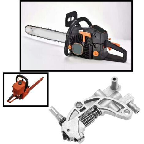 Kit d'engrenage à Vis sans Fin pour Pompe à Huile de Tronçonneuse Compatible avec 5200 4500 5800 58cc 52cc 45cc Pièces de Rechange pour Tronçonneuse (1/4)