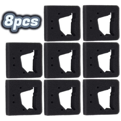 Pack de 8 éléments de filtre à Air 17211-ZM3-800 pour Honda GX22 GX31 GX 22 GX 31 moteur FG100 motoculteur (1/5)