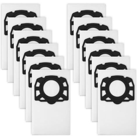 12 Pièces Sacs AspirateurPour Kärcher WD4 WD5 WD6 WD5 P WD6 P MV4 MV5 MV6, sacs filtrants en non-tissé 487,sacs filtrants pour aspirateur humide et sec,Pour Kärcher 2.863-006.0 (1/5)