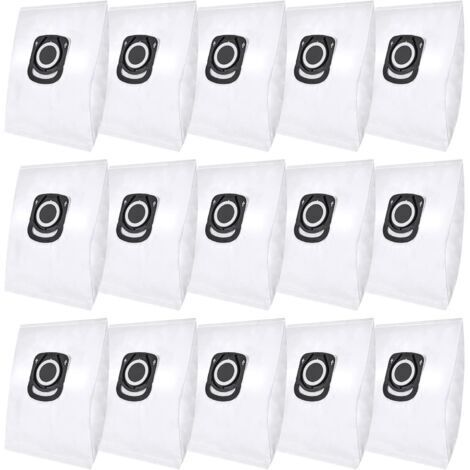 Lot de 15 sacs d'aspirateur pour Rowenta Hygiene+ ZR200520 ZR200720 Swirl R39 Sacs à poussière pour Rowenta Compact Power, X-Trem Power & Silence Force (RO64xx RO63xx RO68xx RO39xx)