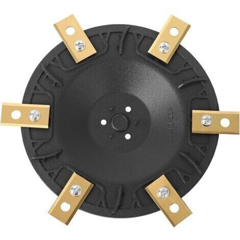 Disque de rechange pour tondeuse robot, disque rotatif 6 lames + 6 lames, compatible avec WORX/Landxcape/Kress/Einhell