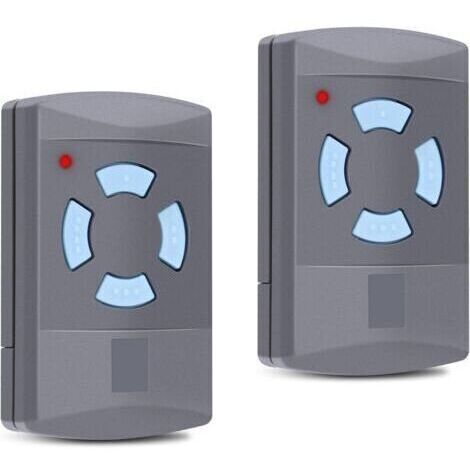 Lot de 2 Télécommande Portail, Telecommande porte de garage pour Hörmann hsm4-868, télécommande de porte de garage 868,30 MHz 4 canaux pour Hörmann HSM 2/4,HSM4-868 HSE2-868 HS4-868 (1/4)