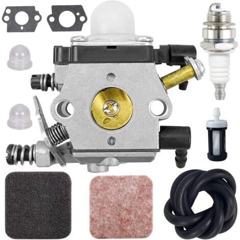 WT-253-1 Carburateur pour Stihl BG72 BG75 HS80 FS80 FS85 BG4227 Souffleuses à Feuilles Remplace WT253 42271200600 avec Filtre à air Bougie d'allumage Filtre à Carburant Ligne de Carburant (1/5)