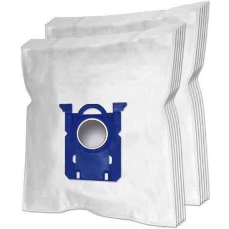 10 Sacs Aspirateur Compatible avec Electrolux E201S, E201SM, Standard-Bag, S-Bag - pour Philips FC8021/03, pour AEG, pour Tornado, pour Progress, pour Zanussi - pour Handy Bag PH86