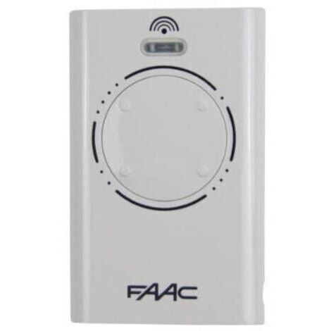 Télécommande FAAC XT4 868 SLH, 4 canaux, blanche - 787010