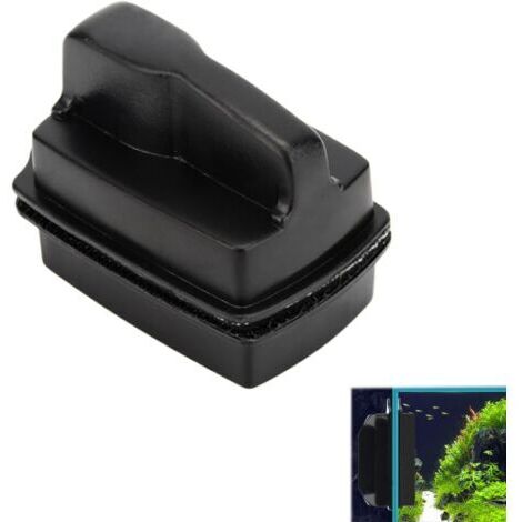 Aimant d'aquarium, nettoyant pour vitres, nettoyant de vitres d'aquarium, brosse magnétique, accessoire d'aquarium pour aquarium de 0,5 cm d'épaisseur