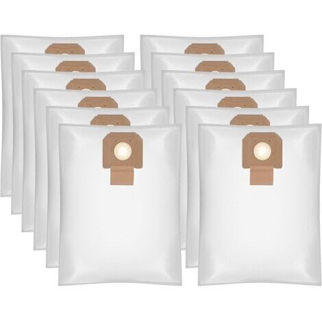 12 Sacs pour Aspirateur Bosch GAS 35 L AFC GAS 35 L SFC+ GAS 35 M AFC 2607432037