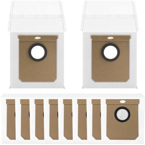 Lot de 10 sacs d'aspirateur pour Conga 15090 Spin 4/10 pour une meilleure efficacité de nettoyage et une gestion de la poussière (1/5)