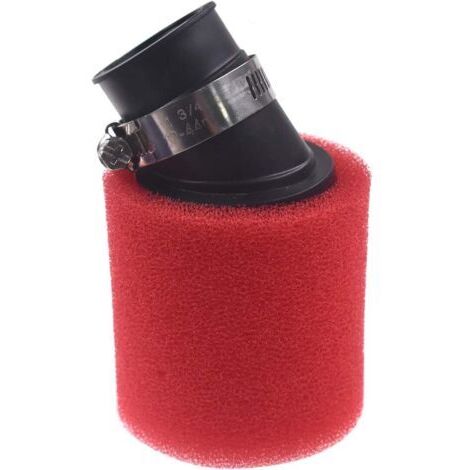 Filtre à air rouge 32 mm pour quad, quad et moto tout-terrain 50 cc 110 cc 125 cc (1/5)