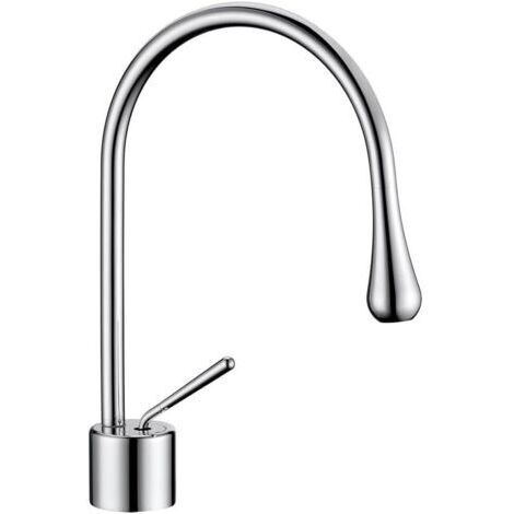 Robinet de lavabo sur plage B201CH – Laiton chromé – Collection Erymanthe – Moderne et pratique