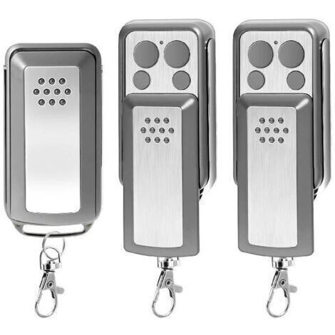 Lot de 3 télécommandes 114253, télécommande à 4 boutons pour portails et portes de garage, compatible avec AVIDSEN 114253, 104257 et 104251