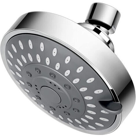 Pommeau de douche 5 modes G1/2 en acier inoxydable, pommeau de douche haute pression, buse de baignoire à haut débit, buse de douche murale réglable, pomme de douche de luxe pour salle de bain (diamèt (1/4)