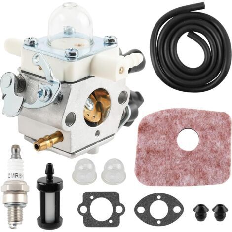 BG86CEZ1 Carburateur avec silencieux et pare-étincelles pour Stihl BG86, BG86C, SH86, SH86C, BG86Z remplacement pour Zama C1M-S261B, C1M-S261C pour références: 42411200616,42411200607,4241120 0600 (1/5)