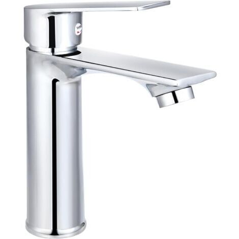 Mitigeur Lavabo Robinet Salle Bain Robinet Lavabo pour Salle de Bain Réglable à Chaud et à Froid Robinet Chromé (1/5)