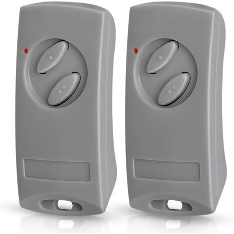 Telecommande Portail pour EcoStar RSE2-433, RSC2-433, RSZ1-433, Compatible avec Hormann Ecostar Liftronic/TUBAUTO EuroPro 500/700/800 Portronic D2500/D5000/S4000, 2 Pièces (1/4)