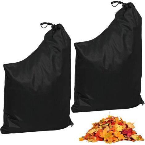 2 Pièces Sac pour Aspirateur Souffleur 60 X 44 cm, Réglable Sac pour Souffleur de Feuilles, Imperméable Universel Sac Souffleur Aspirateur de Feuilles pour Feuilles Jardin Pelouse Patio Cour