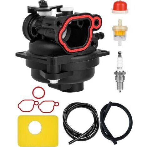 Carburateur pour Briggs & Stratton 300E 450E 550E 575E 600E Carbu Pièces Detachees Références 799583 590556 591160 591979 593261 595656 pour Moteur Tondeuse à Gazon 08P502 09P602 125cc 140cc