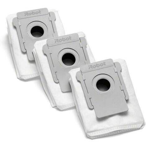 iRobot Pièces Authentiques Sacs d'élimination de la saleté Automatique Clean Base (3X) - Compatible avec Tous Les modèles Clean Base