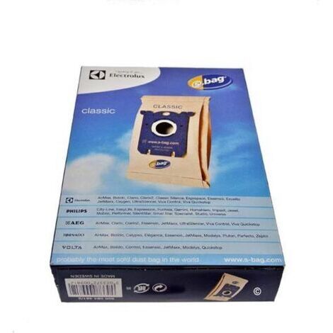 Boite de 5 sacs d'origine E200B s-bag Aspirateur 9000844812, 9001684621 Aspirateur 9000844812, 9001684621