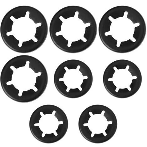 8 pièces M8 et M10 Rondelles de retenue de roue pour tondeuse à gazon 7,5x15 mm 9,5x18,5 mm Clips à encliqueter