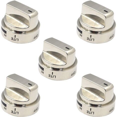 AEZ73453509 Bouton de commande de brûleur à gaz compatible avec la série LG – Remplace AEZ72909008 (lot de 5) (1/5)