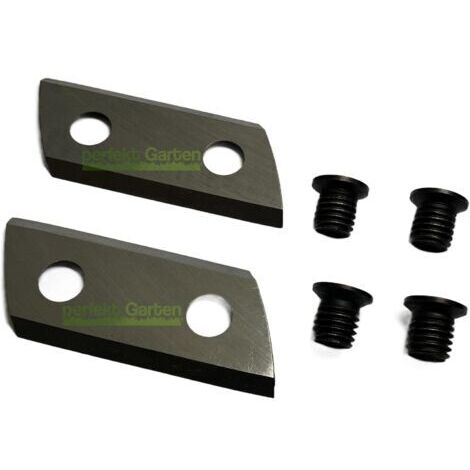 2 lames de broyeur compatibles avec les déchiqueteuses Parkside PEMH2400CR (PEMH 2400 CR)