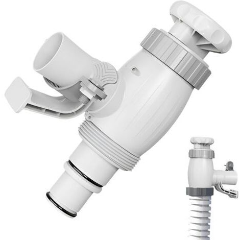 Vanne à Piston de Piscine, vanne d'arrêt de Piscine, Valve à Piston pour Tuyau divisé, Pièces et Accessoires de Piscine, Remplacement de Valve à Piston pour Piscine Hors Sol (1/5)