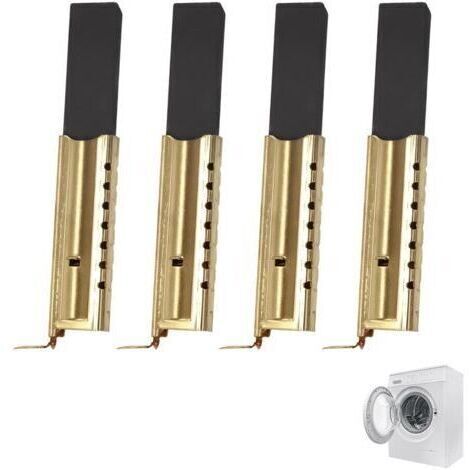 Balais de charbon L94MF7 pour lave-linge, compatibles avec différents modèles de moteurs de lave-linge, pour la réparation des moteurs intermittents et des freins électriques, 5 x 13,5 x 39,6 mm (1/4)