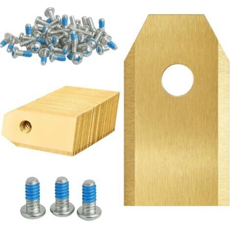 Lame de rechange pour robot tondeuse Ecovacs Goat G1/O800/O1000/O1200/O1600 [Lot de 36 lames + 36 vis] ® (1/5)