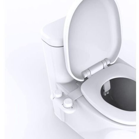 Double Bidet Design pour Femmes Accessoires Bidet Non Électrique Buse À Pression D'eau Réglable Insert Bidet pour WC Annexe avec 2 Buses rétractables pour L'hygiène personnelle (1/5)
