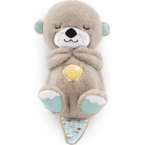 Ma Loutre Câlins Bonne Nuit Peluche Peluche Veilleuse Bébé Musicale et Lumineuse Veilleuse Doudou Bruit Blanc Bébé Cadeau Naissance Fille et Garçon Nouveau né, FXC66 (1/5)