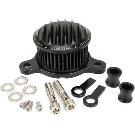 Filtre d'admission de filtre à air, filtre à air de moto Compatible avec Harley-Davidson XL883 XL1200 X48 72 Noir (1/5)