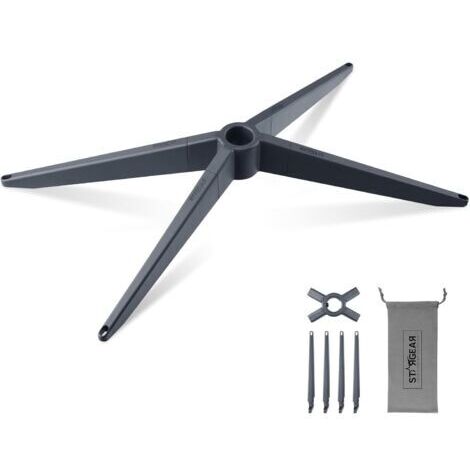 Support Starlink pour antenne parabolique Starlink Gen 2, base légère et portable, support de sol extérieur magnétique amovible Starlink V2 (1/5)