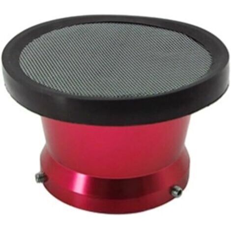 Filtre à air de carburateur 50 mm en alliage d'aluminium avec écran pour OKO 24–30 mm pour systèmes d'admission de moto ATV UTV (rouge)