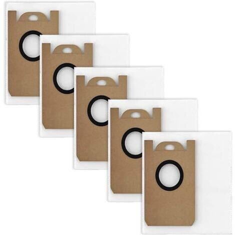 Lot de 5 sacs d'aspirateur réutilisables pour Tapo RV50 Pro Omni /RV50 pour Omni RVA210, sacs à poussière de rechange (1/5)