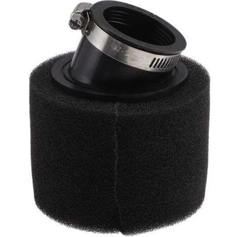 Filtre À Air Universel Pour Moto 44-46mm Nettoyeur D'Admission En Caoutchouc Mousse Filtre À Air De Remplacement Pour Dirt Pit Bike ATV Scooter Moped Go Kart Noir 1 Set (1/5)